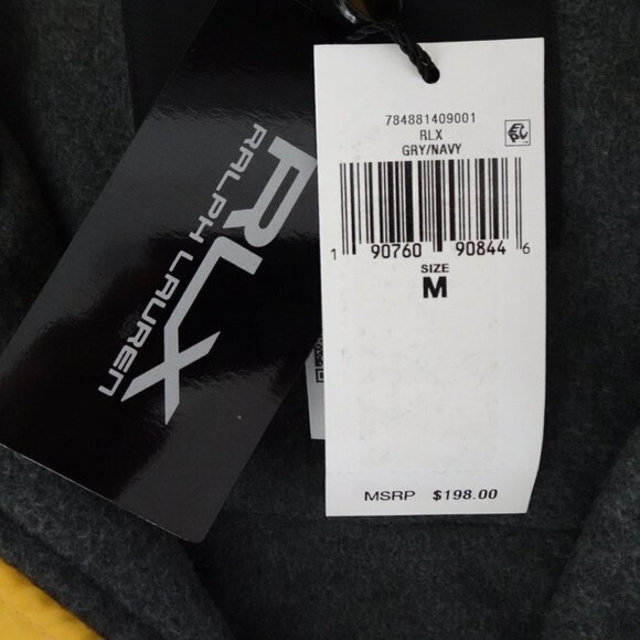 RLX Ralph Lauren 1/4 Zip Pullover Men's Size M Blue Gray Fleece - Picture 6 of 8
